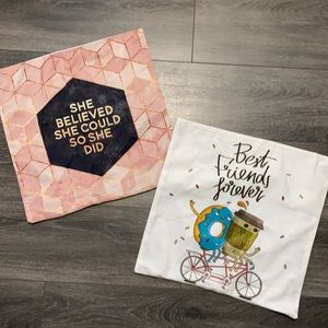 Cute Pillow Covers | 3 for $15